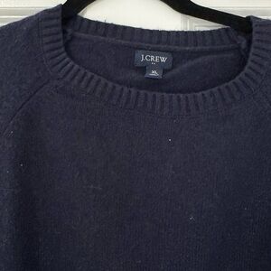J. Crew Men's Deep Blue Crewneck Sweater